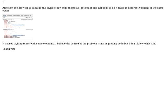 Wordpress: Browser stacks different versions of style.css смотреть онлайн