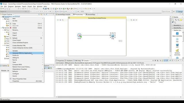 How to create global variable in TIBCO BWCE and deploy in Kubernetes смотреть онлайн
