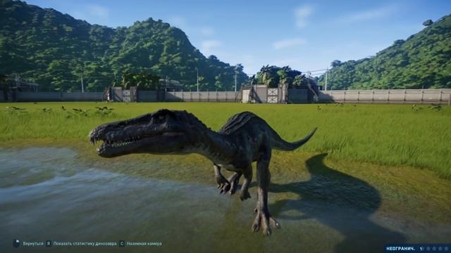 ИНДОРАПТОР vs ИНДОМИНУС РЕКС - Схватки Динозавров - Jurassic World EVOLUTION #5 смотреть онлайн