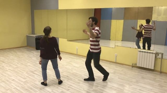 LINDY HOP BI Aksenov Sergey & Kocheganova Liubov 2018.04.11 part 2 смотреть онлайн