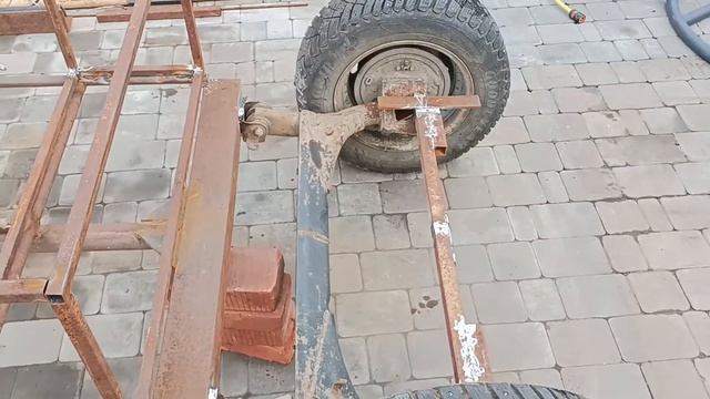 Прицеп самосвал для мотоблока Brait-135 GES 17л/с своими руками смотреть онлайн