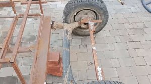 Прицеп самосвал для мотоблока Brait-135 GES 17л/с своими руками