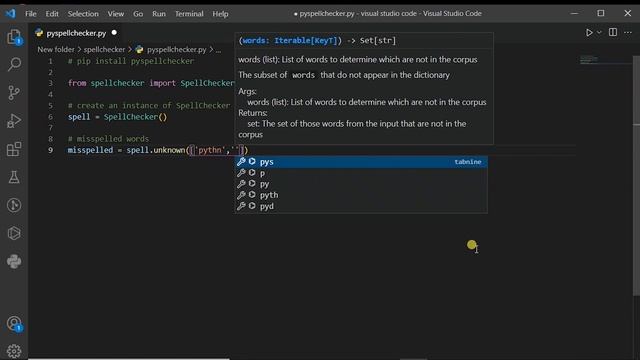 How To Check Misspelling In Words By Python pyspellchecker Library смотреть онлайн