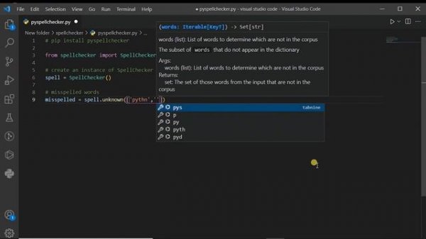 How To Check Misspelling In Words By Python pyspellchecker Library