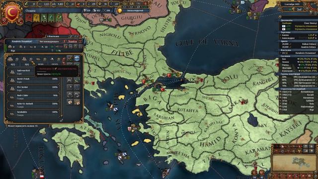 Прохождение игры Europa Universalis 4 (Османы) | #2 Дефицит рекрутов смотреть онлайн