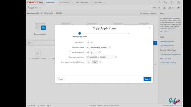Easily copy applications in Oracle Application Express APEX 19.1 (Indonesian version) смотреть онлайн