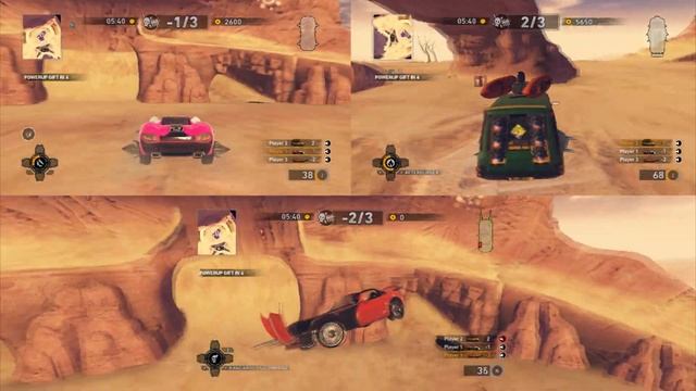 Carmageddon Max Damage Multiplayer - Splitscreen Gameplay [Car Crusher Mode] смотреть онлайн