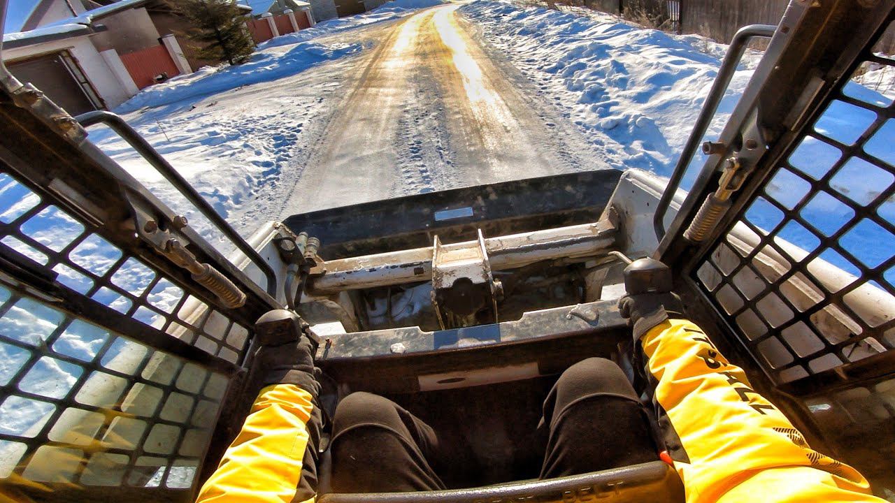 1997 BOBCAT 753 Excavator - POV TEST DRIVE смотреть онлайн