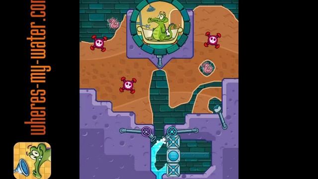 Where's My Water? Sink or Swim Level 4-7 Walkthrough смотреть онлайн