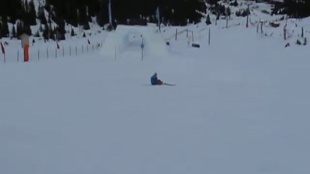 The Pug ski jump crash Courchevel смотреть онлайн
