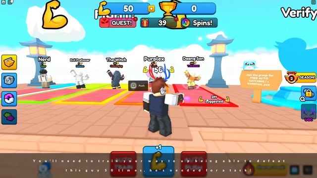 [LIMITED EVENT] How to get the SILVER ANTLERS in PUSH SIMULATOR | Roblox смотреть онлайн