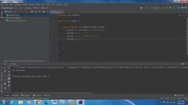 My java learning code “System.out.println(“ABC”). смотреть онлайн