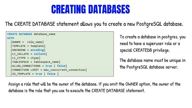 How to create Postgres Database | Postgres Course смотреть онлайн
