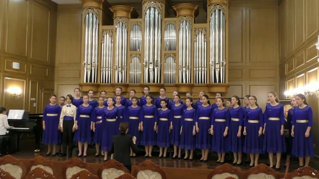 Старший хор КМТИ им. Г.П. Вишневской, А 3 Н. Римский-Корсаков «Песня про бобра» смотреть онлайн