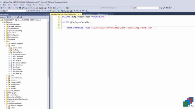 How to Import JSON File Into SQL Server Database Using T-SQL (For Beginners) смотреть онлайн
