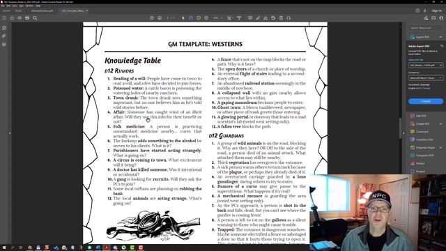 Game Master Cheat Sheat#1: Western 5 Room Dungeon Generator смотреть онлайн