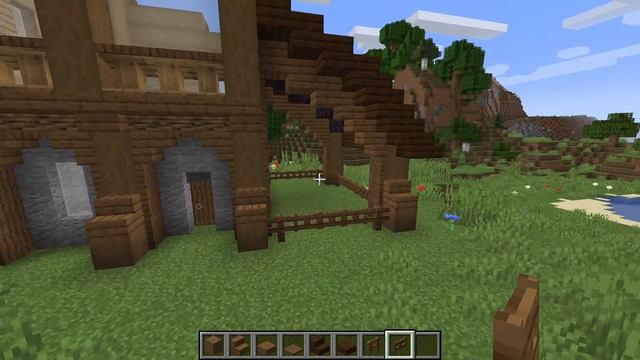 Minecraft Farmhouse Tutorial [How to Build] смотреть онлайн