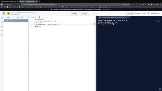 Python Adventures Unit 3: Functions and Elif Statements смотреть онлайн