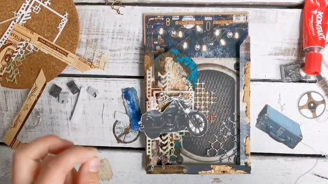Мастер-класс: Мужские открытки от Алёны Хлыновской