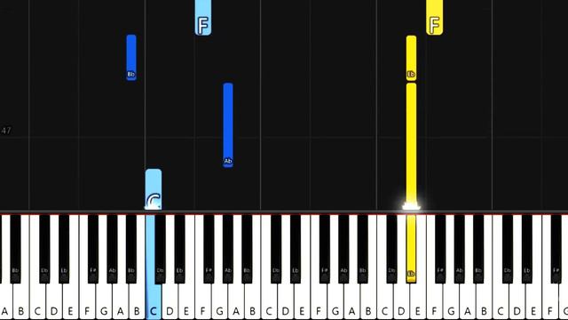 Song From A Secret Garden - EASY Piano Tutorial смотреть онлайн