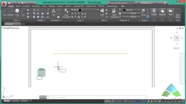 AutoCAD 2015 - Comando Divide (Divisão) смотреть онлайн