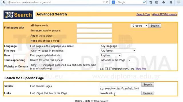 Use the advanced search to search on the Web for all pages linked to the www.test4u.gr/index.php... смотреть онлайн
