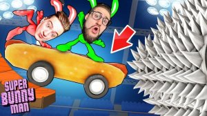 У МЕНЯ СГОРЕЛО! ЧУТЬ НЕ СЛОМАЛ СТОЛ! 2 ЧАСА ПРОХОИДИЛИ ЭТО В SUPER BUNNY MAN