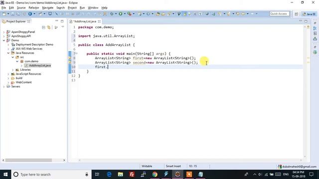 Add Two ArrayList смотреть онлайн