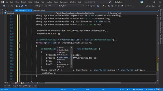 Part 14 : Shopping Cart in ASP.NET CORE || SQL || Entity Framework Core смотреть онлайн