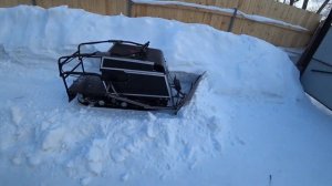 Сделал отвал на мотобуксировщик