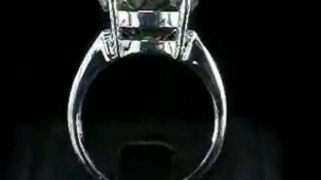 Серебряное кольцо с морганитом SR106