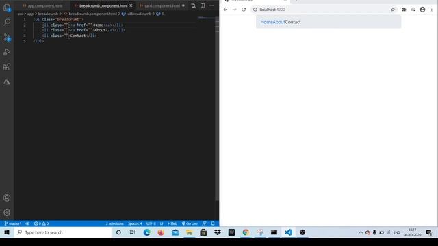Bootstrap 4 | Breadcrumb смотреть онлайн