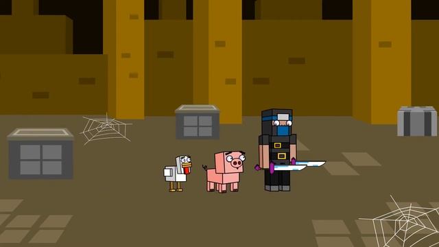 Minecraft: Dungeons (Анимация) | Некромант & Храм Пустыни | Блок-отряд (Рус.дубляж) смотреть онлайн