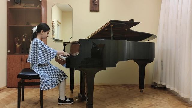 Айлин Джерит, 9 лет , Ж.Б.Лойе. Сюита c-moll: Куранта Б.Кравченко. Петушиная полька смотреть онлайн