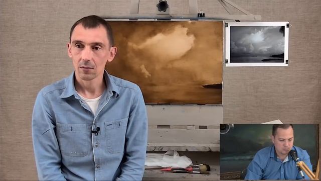 "Облака" марафон для художников по написанию картины. Часть 1 | Школа морского пейзажа Дмитрия Розы смотреть онлайн
