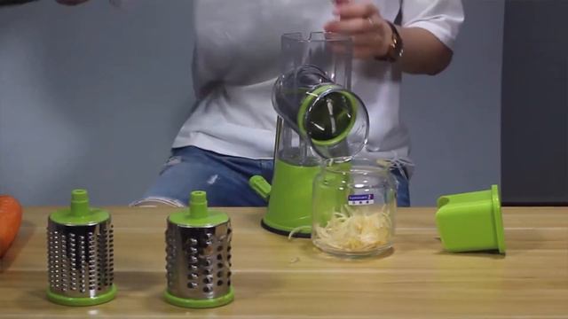 Manual Vegetable Cutter Slicer Multifunctional Round Mandoline Slicer Potato Cheese смотреть онлайн