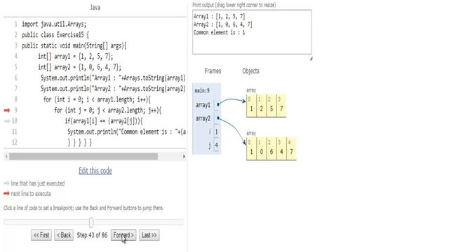 w3resource.com: Java Array Exercise-15 смотреть онлайн