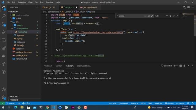 ( دورة كاملة لتدريبك لسوق العمل فى مجال الويب ) React Tutorial#11 [ useEffect with fetch Data ] смотреть онлайн