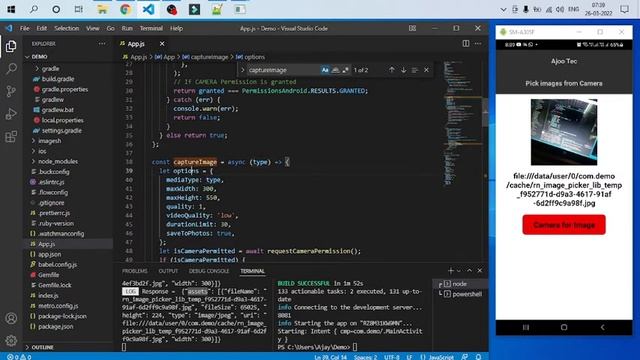 How to Pick images from Camera in React Native? || in Hindi смотреть онлайн