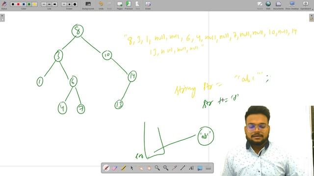 Serailize and Deserialize of Binary Tree Part 1 | Leetcode 297 Solution In Hindi смотреть онлайн