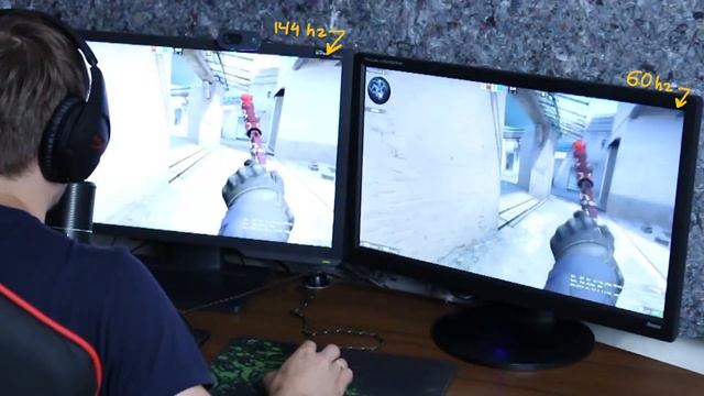 Вся правда о мониторах 144hz и 60hz в CS GO
