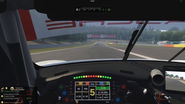 AC | Porsche 911 RSR 2017 @Spa | 2:14.1 +Setup смотреть онлайн
