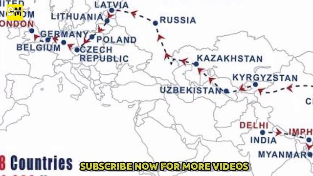 Delhi To London Bus Service | London to delhi bus Route | Bongo Mystery смотреть онлайн