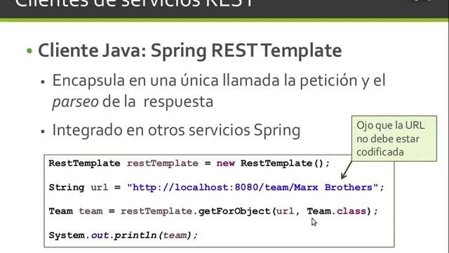 Tema 2 - Aplicaciones Rest - parte 2 смотреть онлайн