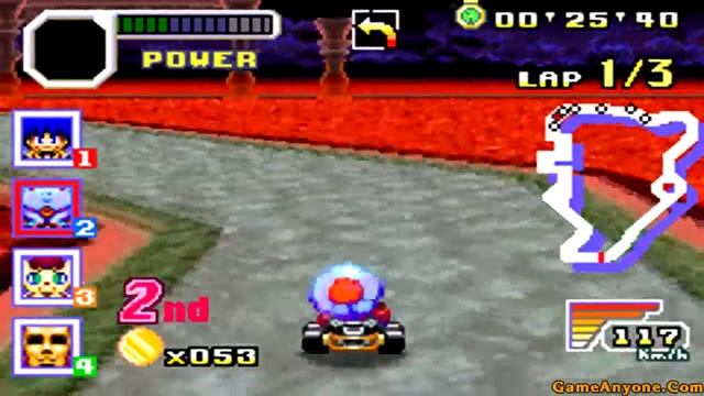 Konami Krazy Racers Walkthrough (Champion Cup) смотреть онлайн