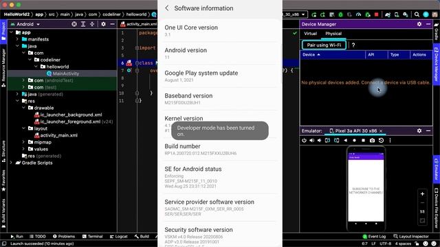 How to run Android Studio app on real device смотреть онлайн