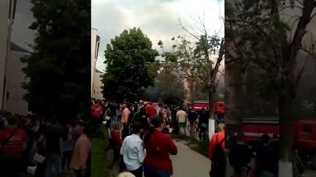 Пожар в центре Ногинска смотреть онлайн