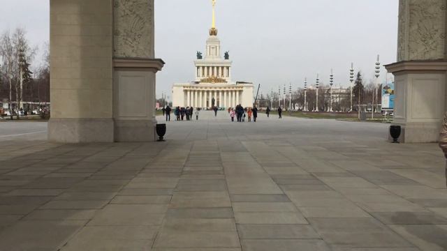 Входная группа ВДНХ, Москва, Россия смотреть онлайн