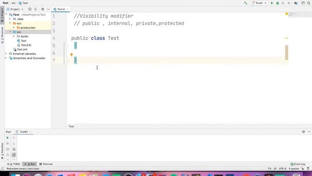 Advance kotlin public visibility modifier in hindi - part -22 смотреть онлайн