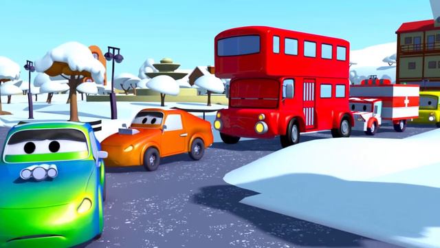 The Vaccum Truck - Carl the Super Truck - Car City ! Cars and Trucks Cartoon for kids смотреть онлайн